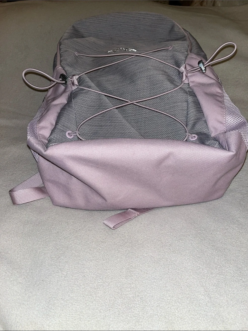 The North Face Jester Light Purple and Gray Backpack